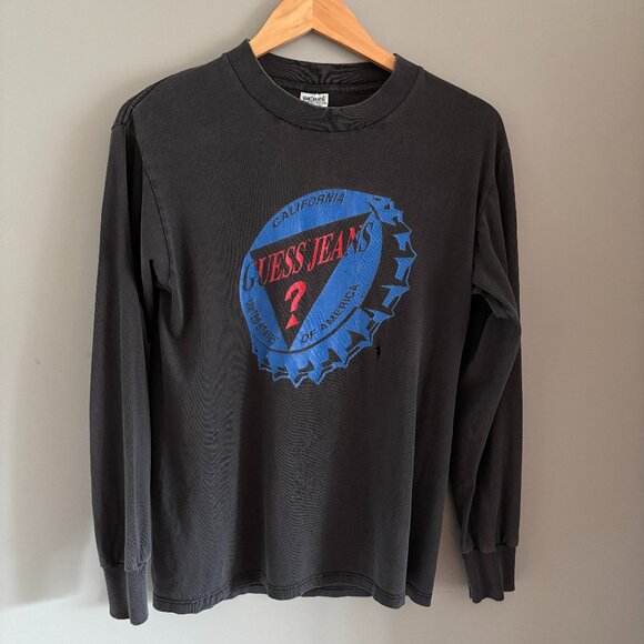Faded + Threadbare 90s Guess Jeans Longsleeve - Picture 1 of 9